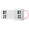 Atze - Tasse zweifarbig - white/pink