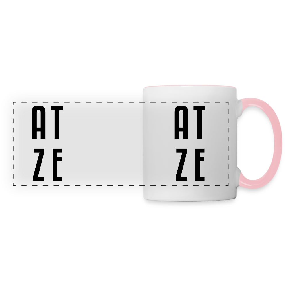 Atze - Tasse zweifarbig - white/pink