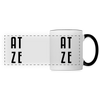 Atze - Tasse zweifarbig - white/black