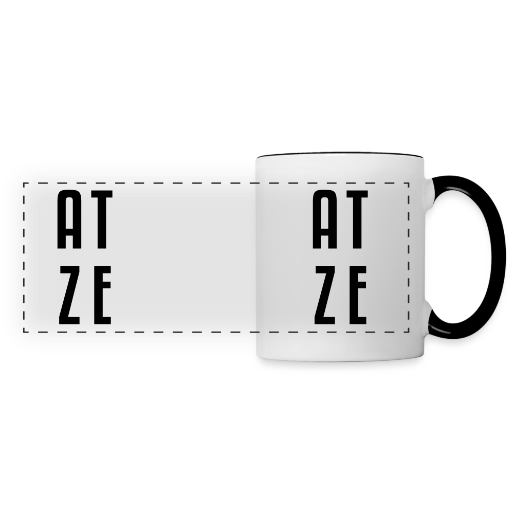 Atze - Tasse zweifarbig - white/black