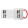 Atze - Tasse zweifarbig - white/red