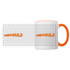 Keule - Tasse zweifarbig - white/orange