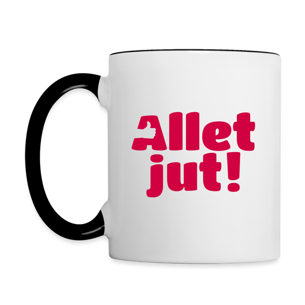 Allet Jut - Tasse zweifarbig