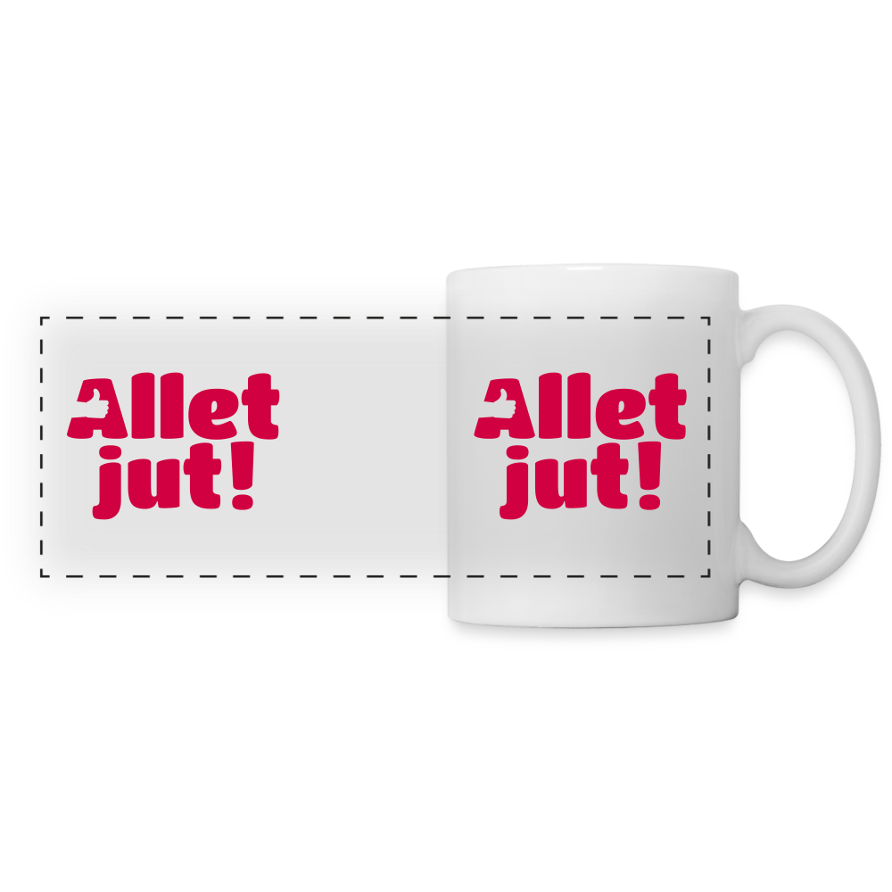 Allet Jut - Tasse zweifarbig - white