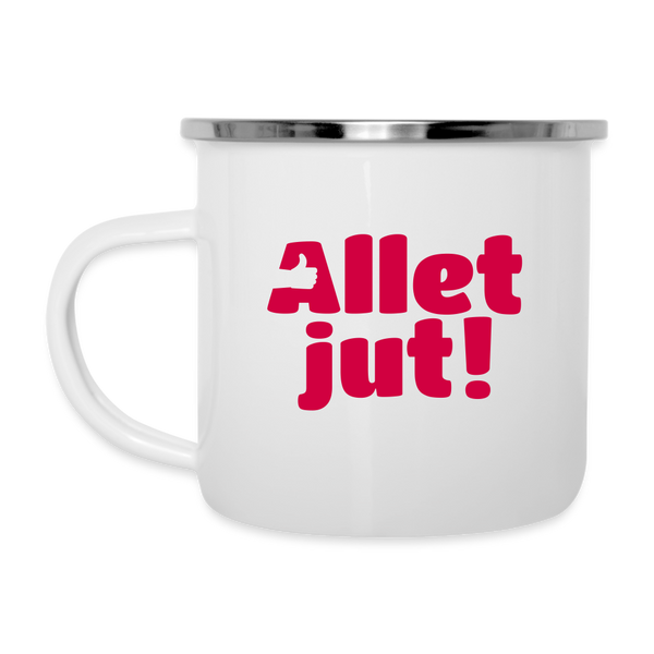 Allet Jut - Emaille Tasse