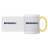 Bengel - Tasse zweifarbig - white/yellow