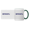 Bengel - Tasse zweifarbig - white/dark green