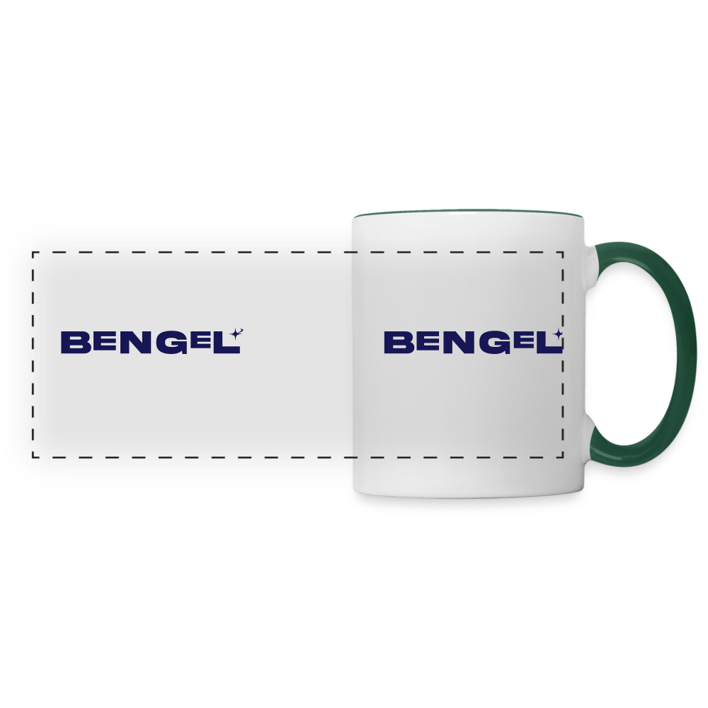 Bengel - Tasse zweifarbig - white/dark green
