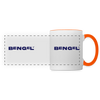 Bengel - Tasse zweifarbig - white/orange