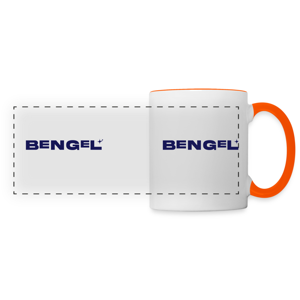 Bengel - Tasse zweifarbig - white/orange