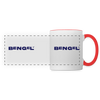Bengel - Tasse zweifarbig - white/red