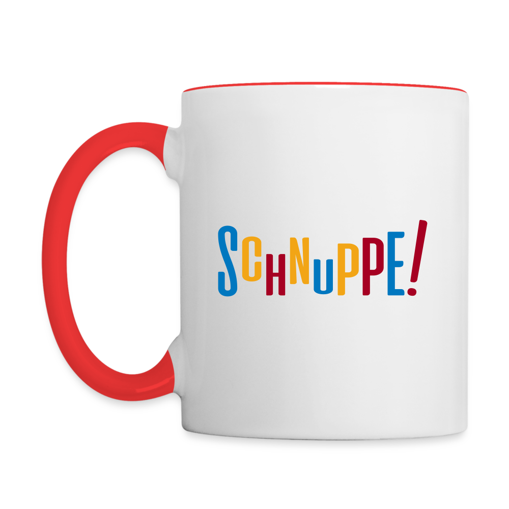 Schnuppe! - Tasse zweifarbig