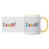 Schnuppe! - Tasse zweifarbig - white/yellow