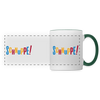 Schnuppe! - Tasse zweifarbig - white/dark green