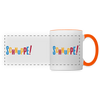 Schnuppe! - Tasse zweifarbig - white/orange