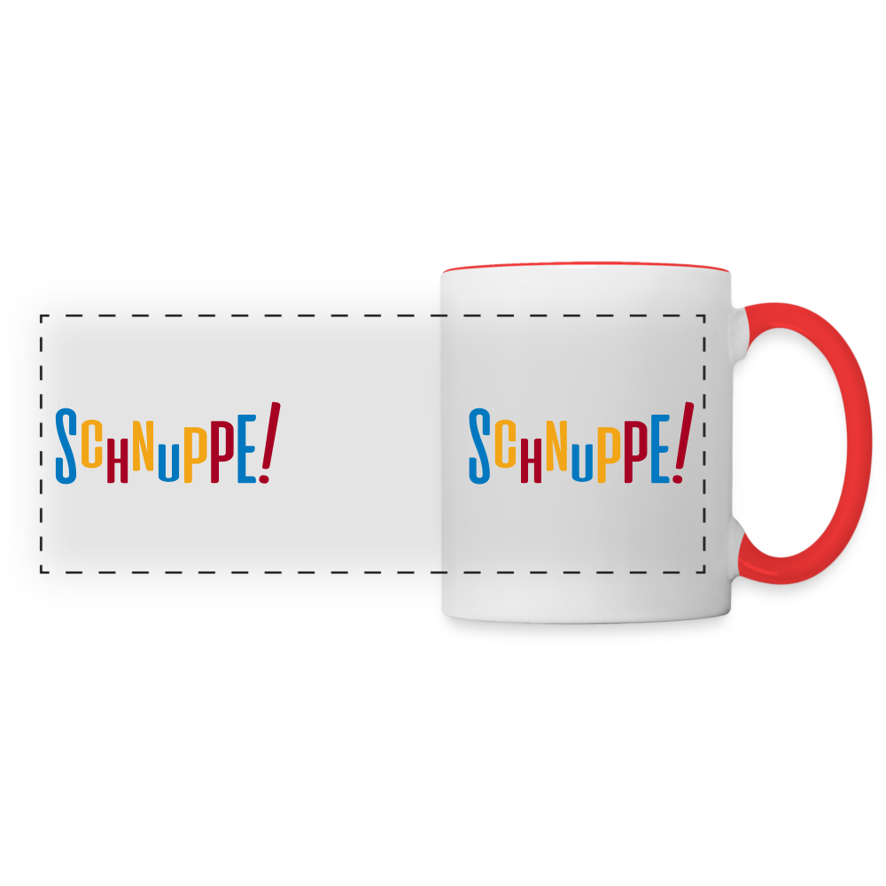Schnuppe! - Tasse zweifarbig - white/red