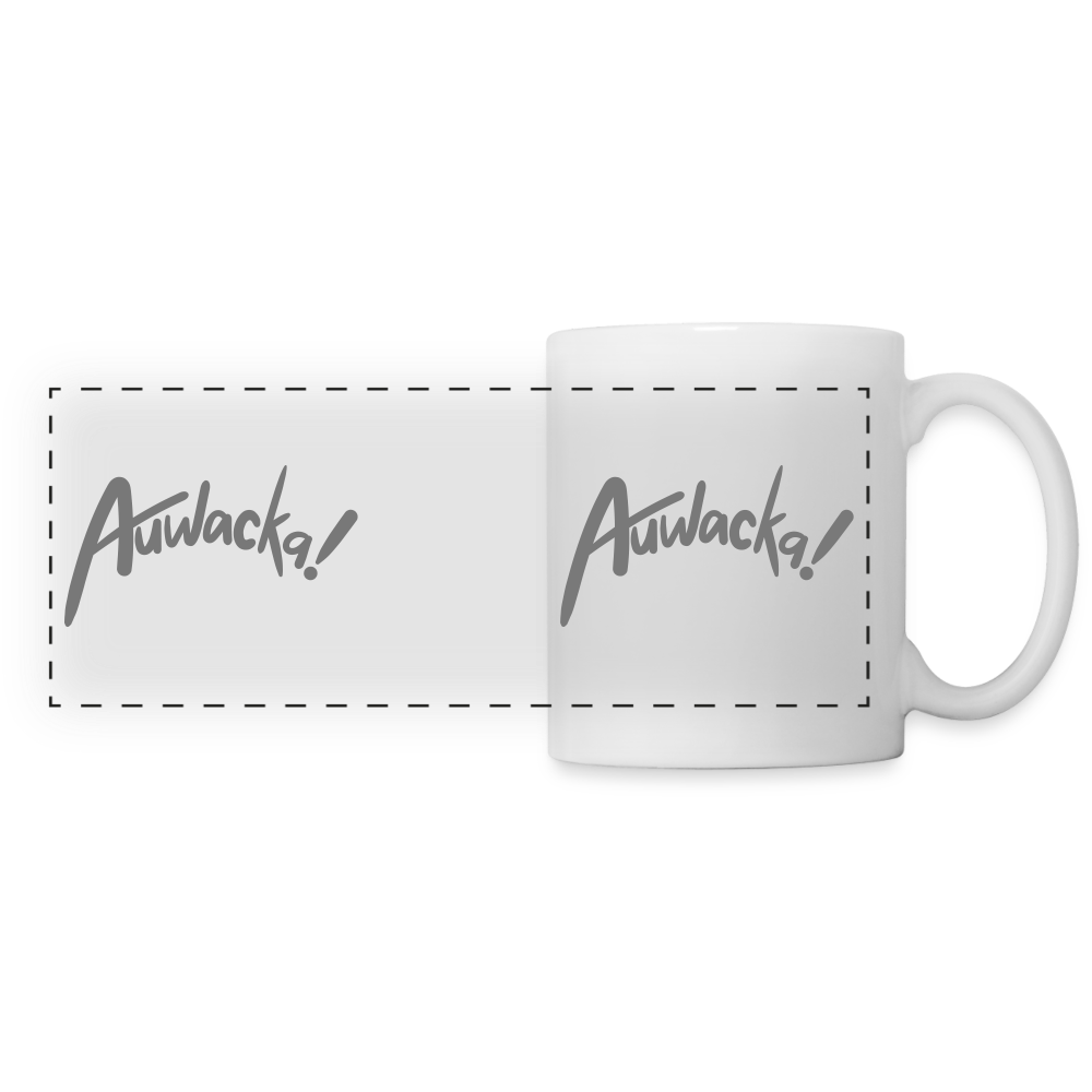 Auwacka! - Tasse zweifarbig - white