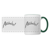 Auwacka! - Tasse zweifarbig - white/dark green