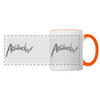 Auwacka! - Tasse zweifarbig - white/orange