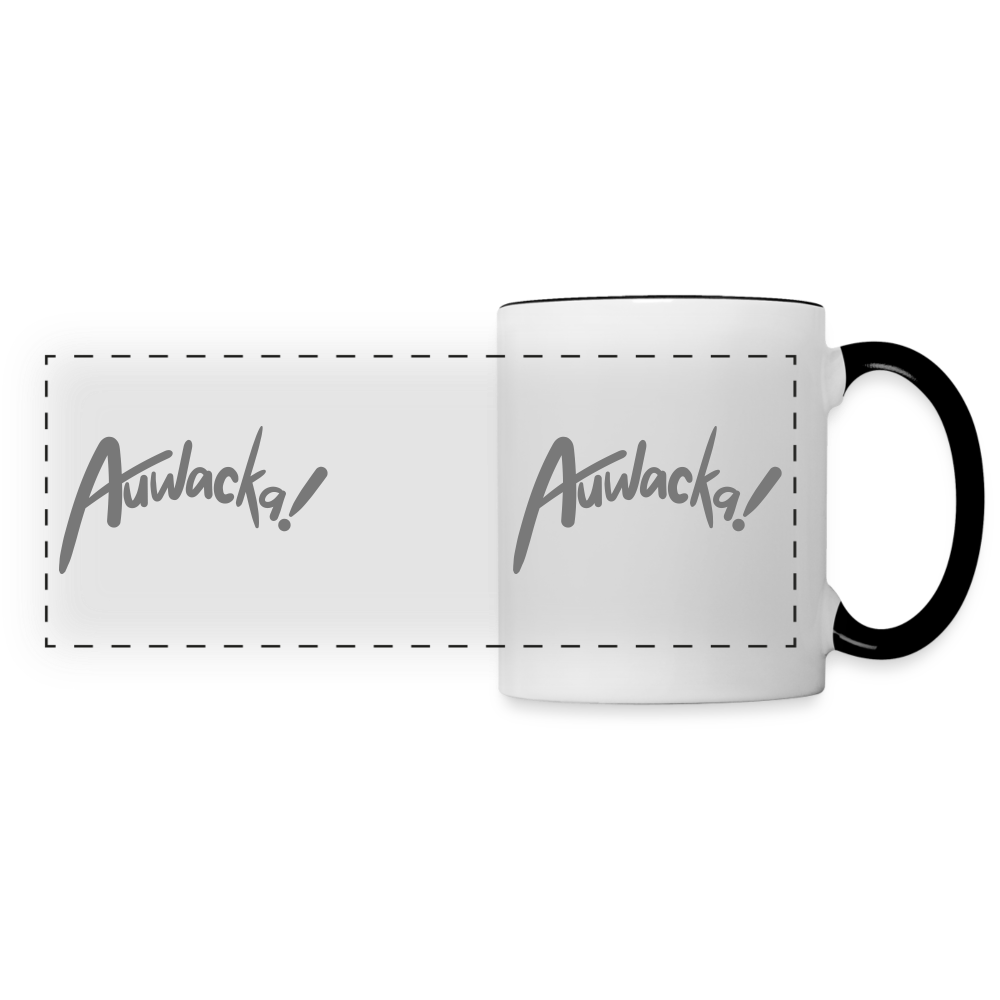 Auwacka! - Tasse zweifarbig - white/black