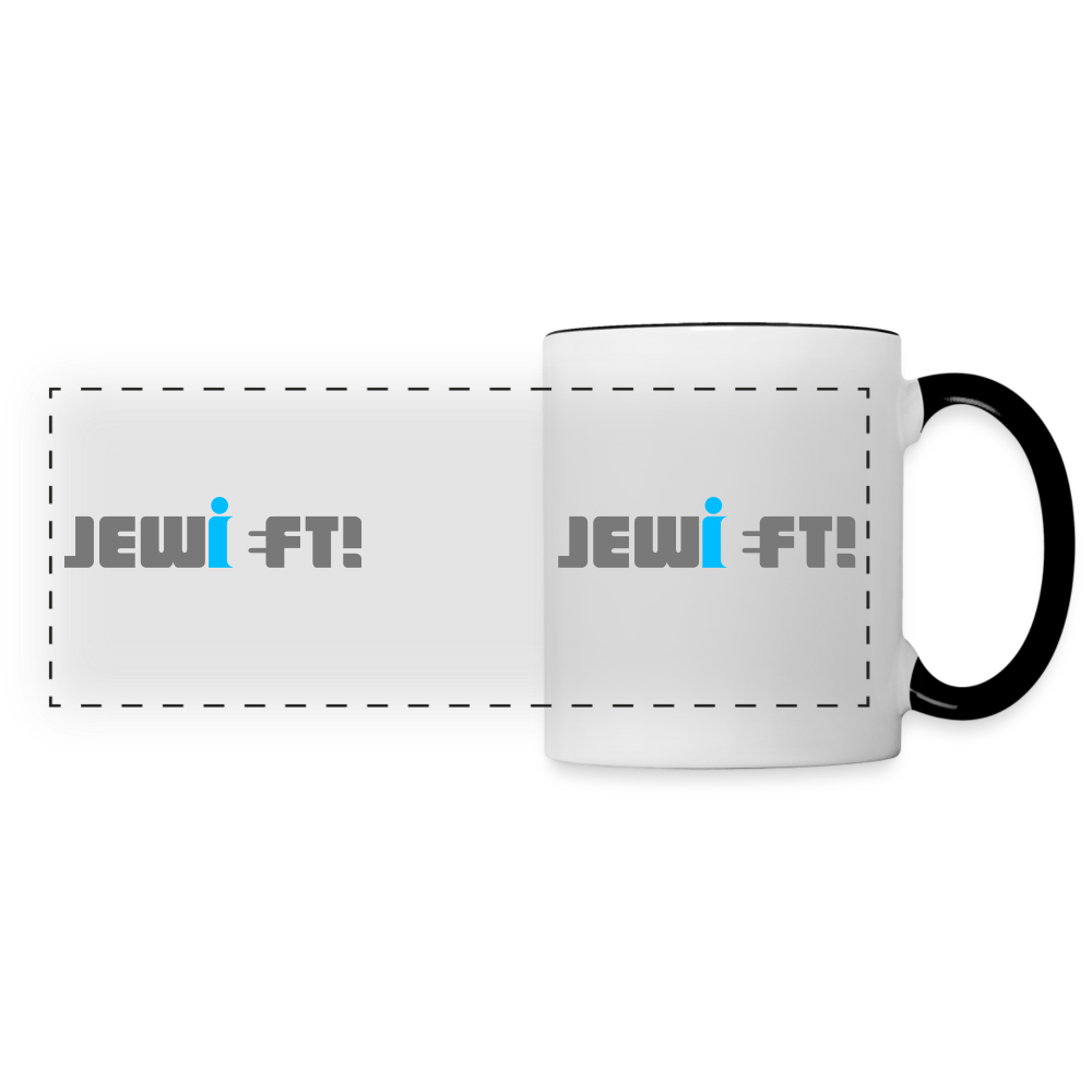 Jewieft! - Tasse zweifarbig - white/black