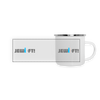 Jewieft! - Emaille Tasse - white