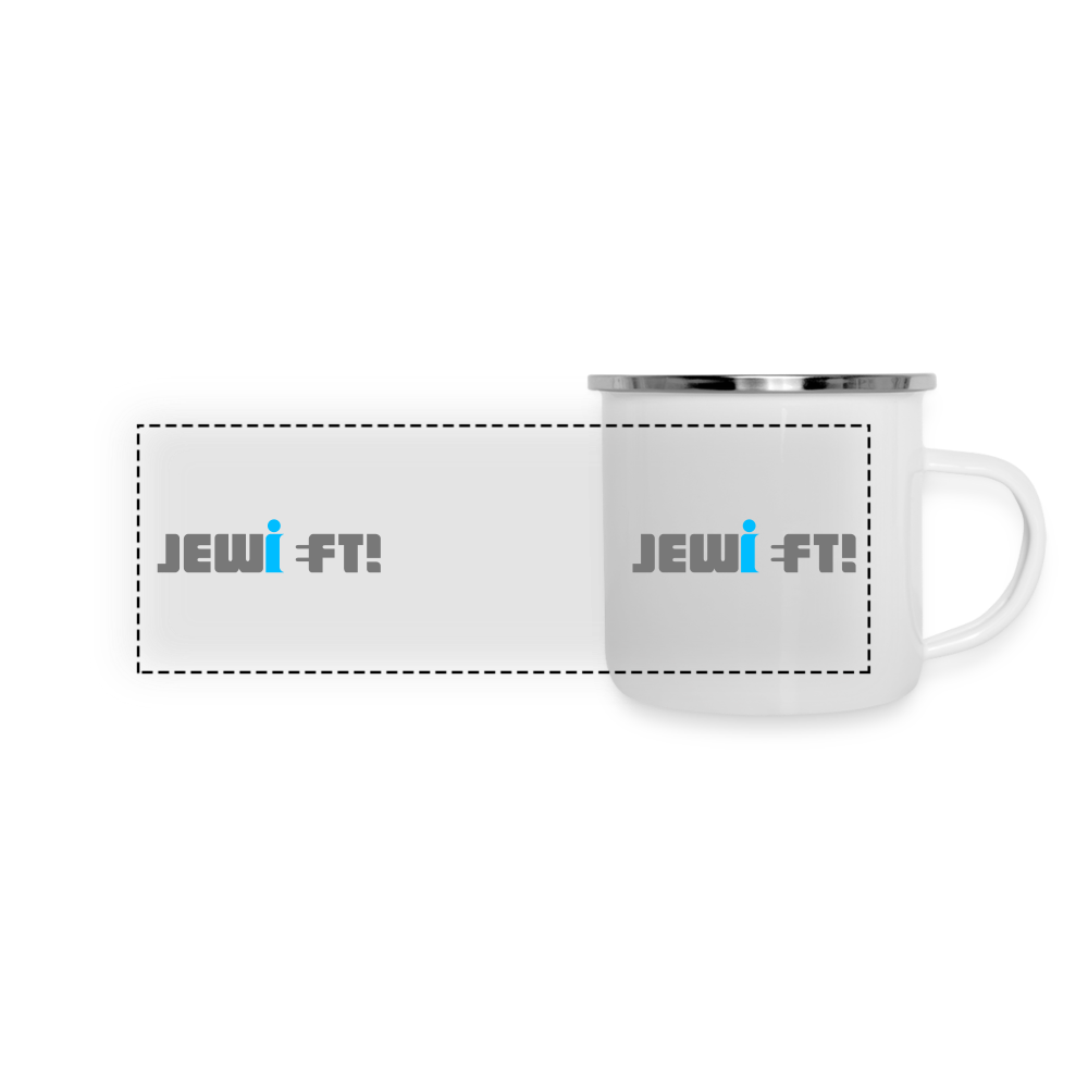 Jewieft! - Emaille Tasse - white