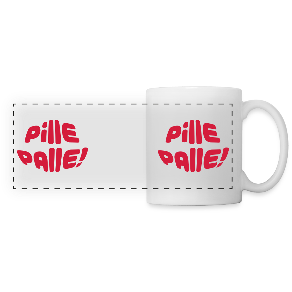 Pille Palle! - Tasse zweifarbig - white