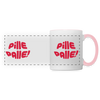 Pille Palle! - Tasse zweifarbig - white/pink