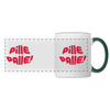Pille Palle! - Tasse zweifarbig - white/dark green