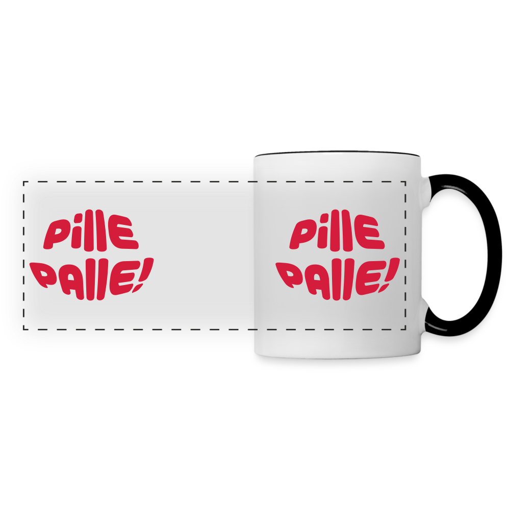 Pille Palle! - Tasse zweifarbig - white/black