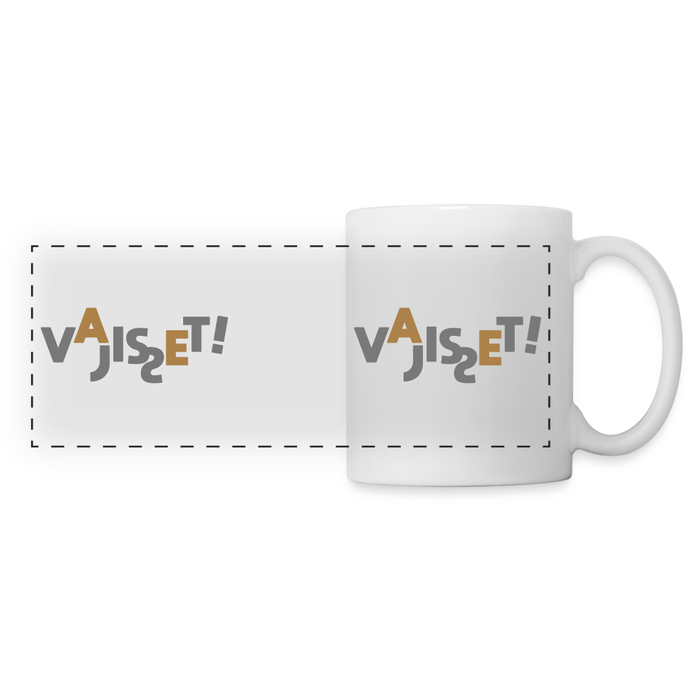 VAJISSET - Tasse zweifarbig - white