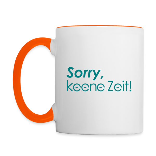Keene Zeit! - Tasse zweifarbig