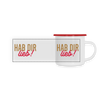 Hab Dir Lieb! - Emaille Tasse - white/red
