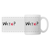 WATN? - Tasse zweifarbig - white
