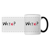 WATN? - Tasse zweifarbig - white/black