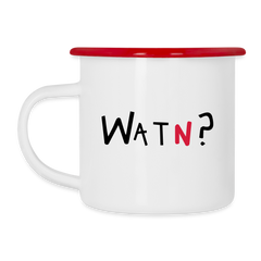 WATN? - Emaille Tasse