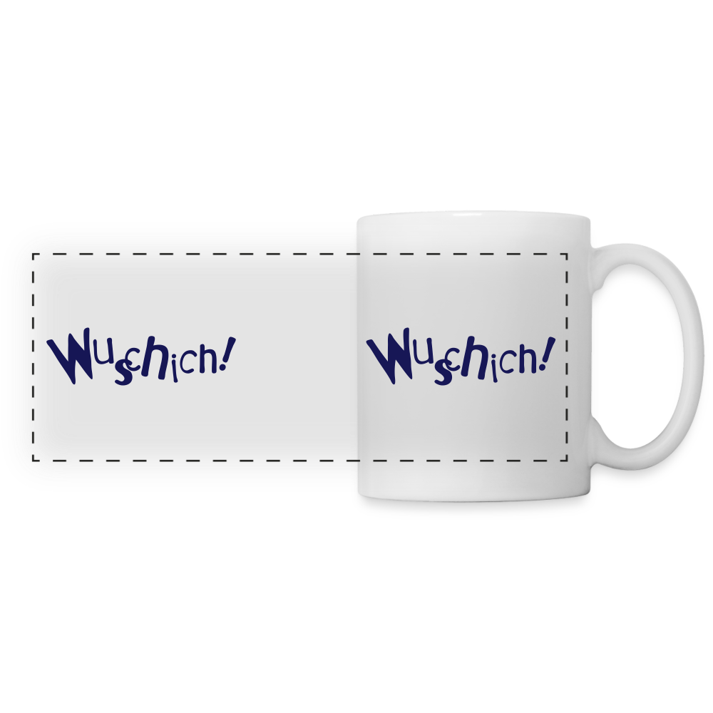 Wuschich! - Tasse zweifarbig - white