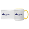 Wuschich! - Tasse zweifarbig - white/yellow