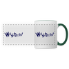 Wuschich! - Tasse zweifarbig - white/dark green