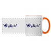 Wuschich! - Tasse zweifarbig - white/orange