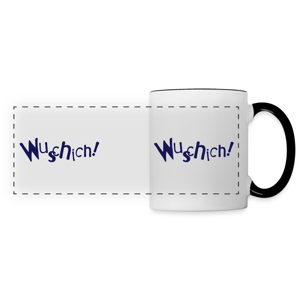 Wuschich! - Tasse zweifarbig - white/black