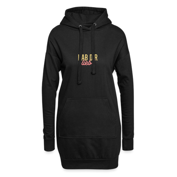 Hab Dir Lieb! - Hoodie-Kleid - black
