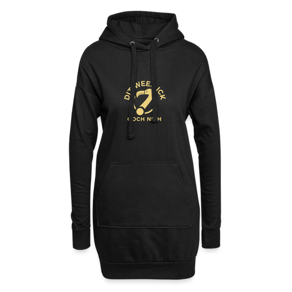 Dit Wees Ick Ooch Nich - Hoodie-Kleid - black