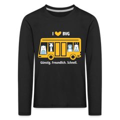 I love BVG - Kinder Langarmshirt