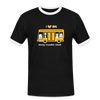 I love BVG - Männer Ringer T-Shirt - black/white