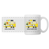 I love BVG - Tasse zweifarbig - white