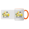 I love BVG - Tasse zweifarbig - white/orange