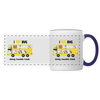 I love BVG - Tasse zweifarbig - white/cobalt blue