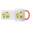 I love BVG - Tasse zweifarbig - white/red